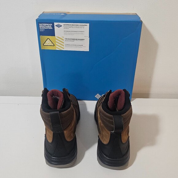 Columbia Portlander Omni-Heat Infinity Boot /Dark Brown, Spice/ Men\'s Size 8 main image 4